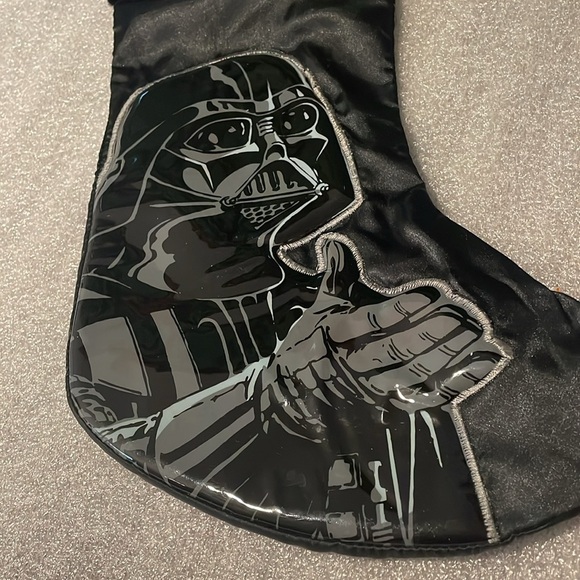 STAR WARS DARTH VADER Kurt Adler Christmas Stocking 2012 EUC LucasFilm black - Picture 2 of 9